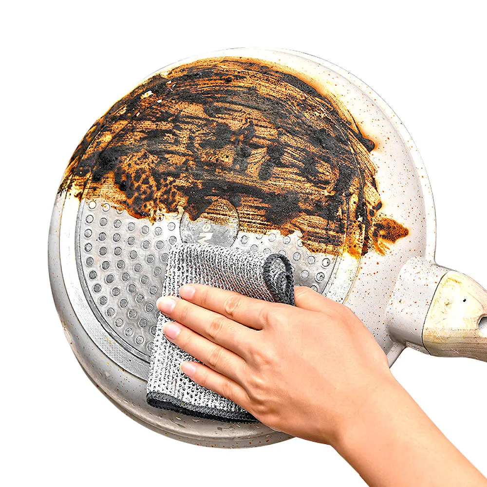 【20條裝】不沾油抹布廚房去污加厚洗碗巾洗碗布擦桌子~爆款 歷史價格詳細信息