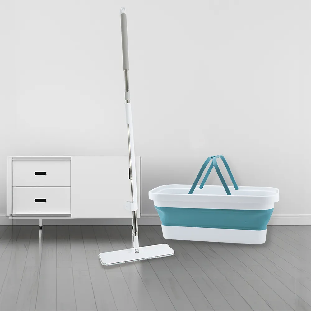 hold拖不沾手PU膠棉V型拖把+百研/大好拖多用途水桶-1組 歷史價格詳細信息