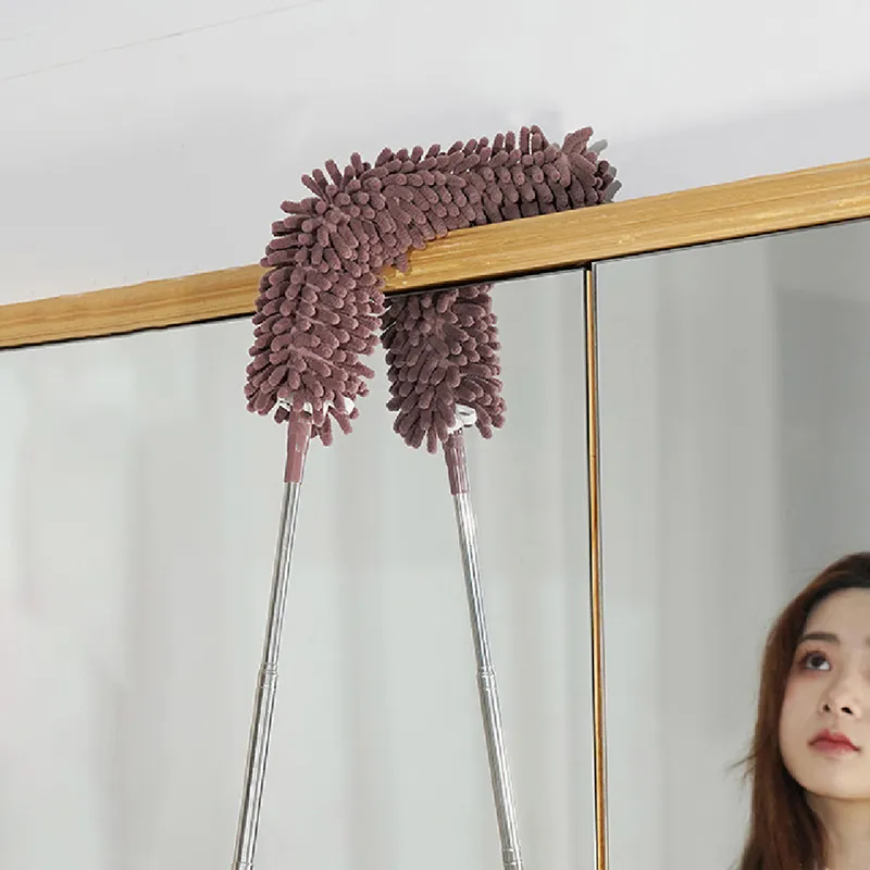 【除塵撢 】雪尼爾伸縮 除塵撢子 清潔用品 絨毛 灰塵刷 鍵盤刷 鍵盤清潔 車用 乾濕兩用 廚房清潔 歷史價格詳細信息