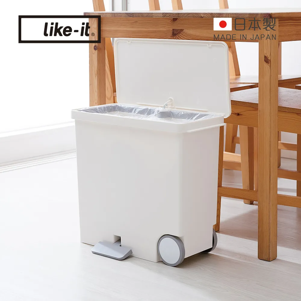 【日本like-it】日製橫向桌上型木質收納架(寬型)-多色可選 歷史價格詳細信息