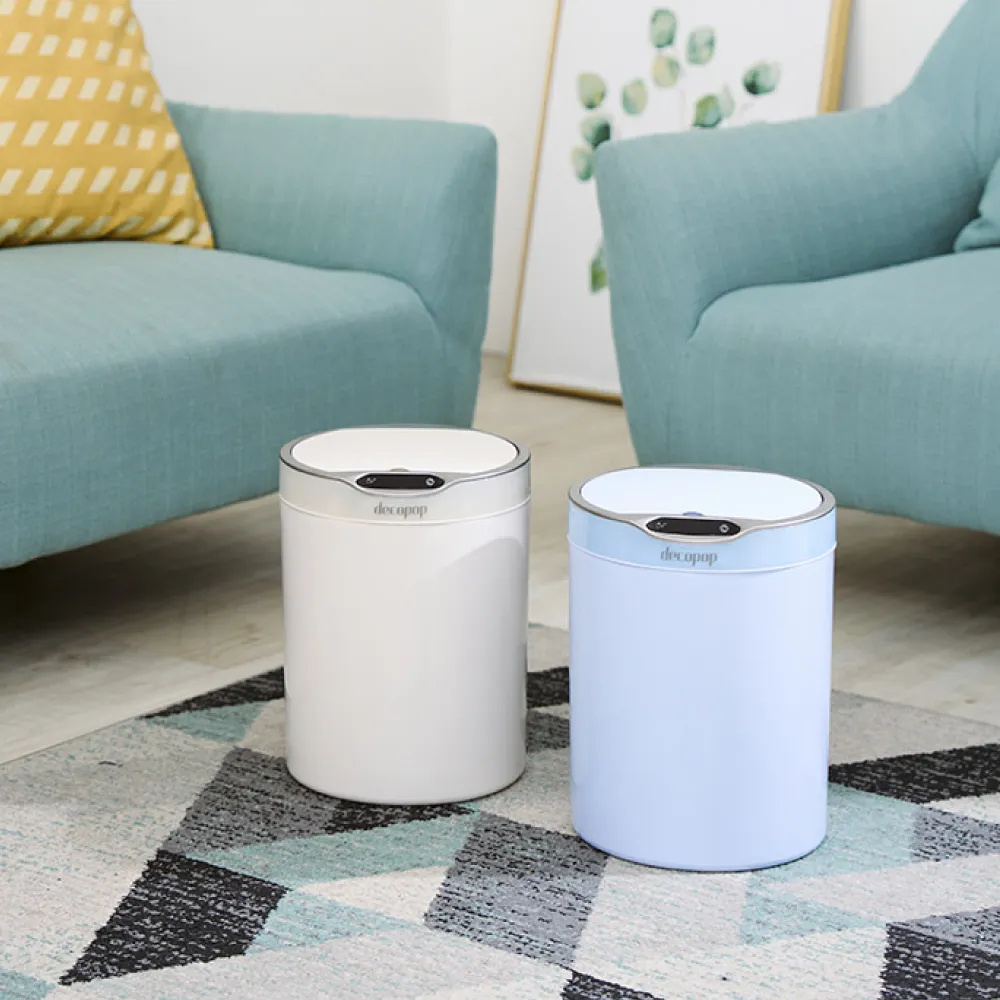 智能感應式垃圾桶14L(粉)[免運][大買家] 歷史價格詳細信息