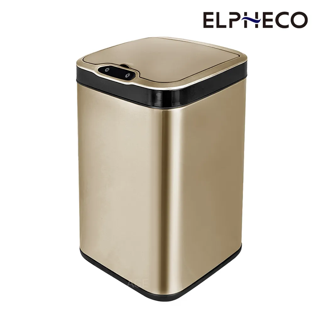 ELPHECO 不鏽鋼臭氧除臭感應垃圾桶20L ELPH9611U 鈦金色 歷史價格詳細信息