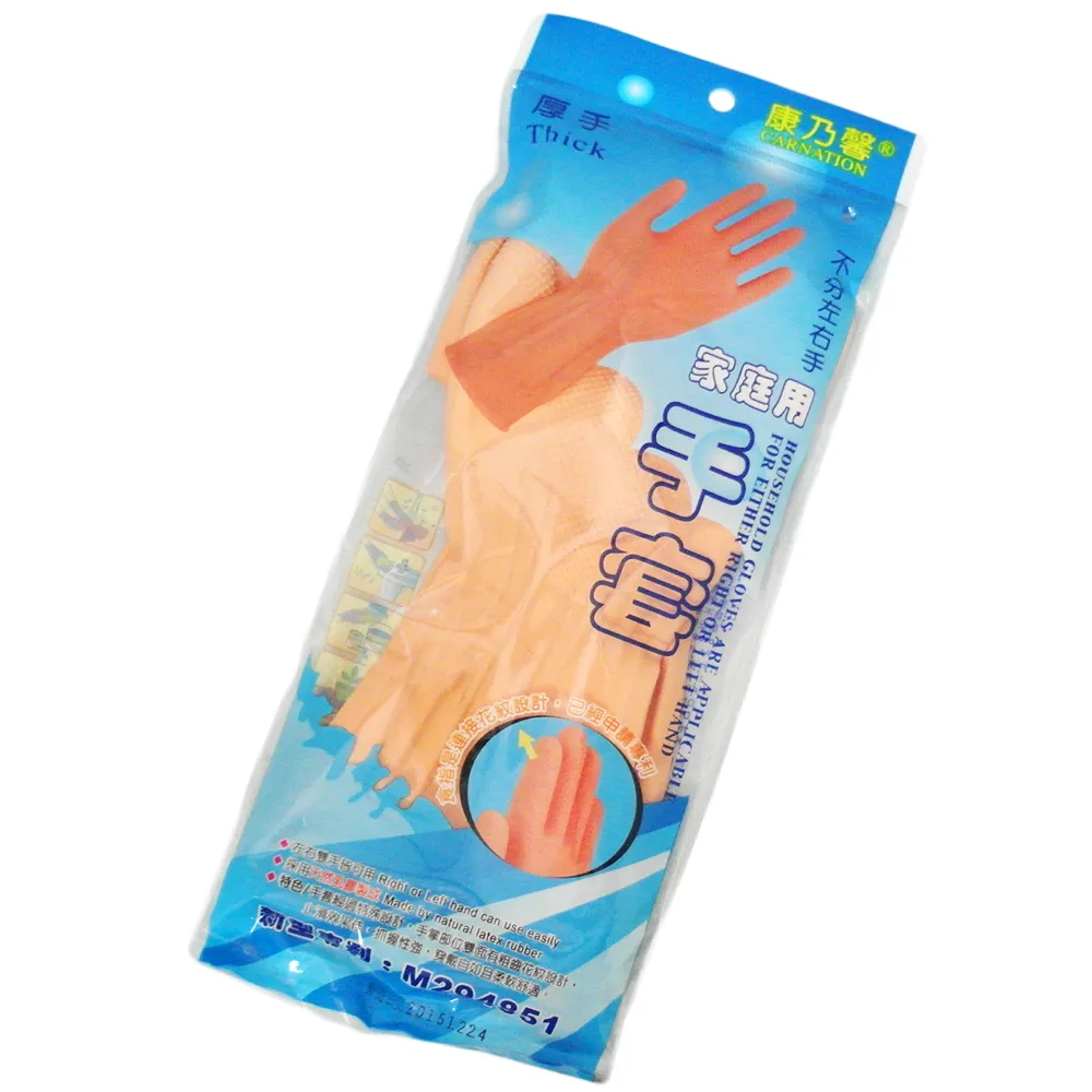 康乃馨不分左右手家庭用手套-L號-12雙入 歷史價格詳細信息