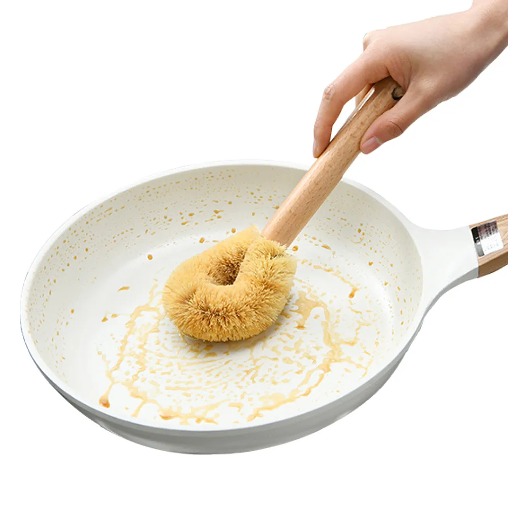 日本洗鍋神器洗碗刷鍋刷子劍麻家用廚房用品工具椰棕清~爆款 歷史價格詳細信息