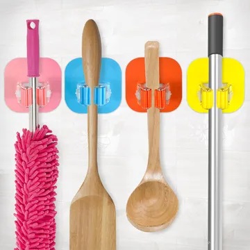 【幸福揚邑】無痕金屬拉絲雙夾工具夾環保多功能拖把掃把萬用收納-2入 歷史價格詳細信息