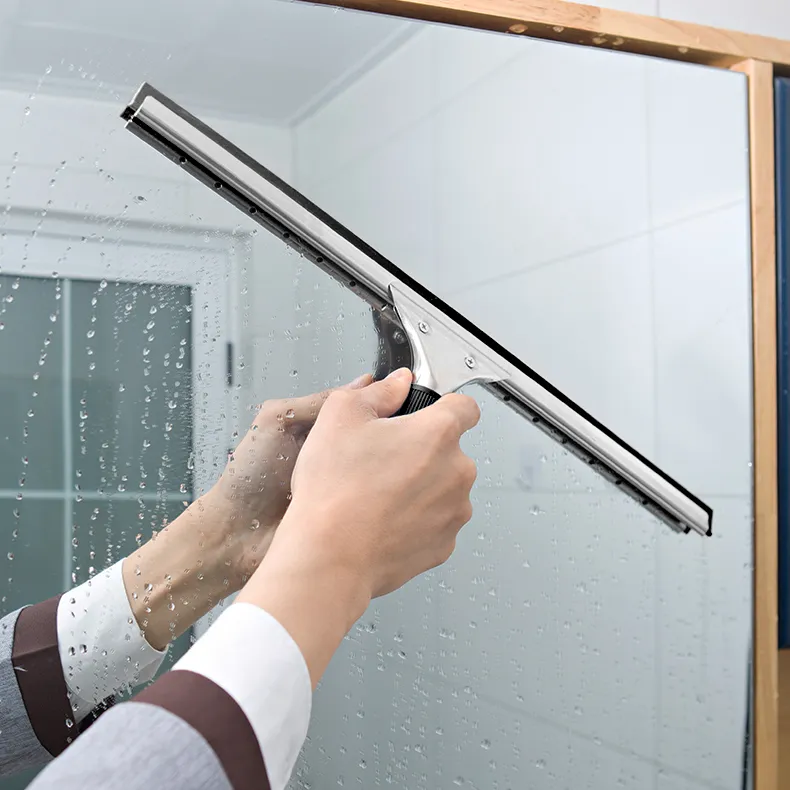 不鏽鋼玻璃刮 40cm 加長刮條 玻璃刮刀 刮水刀 刮水器 浴室刮刀 歷史價格詳細信息