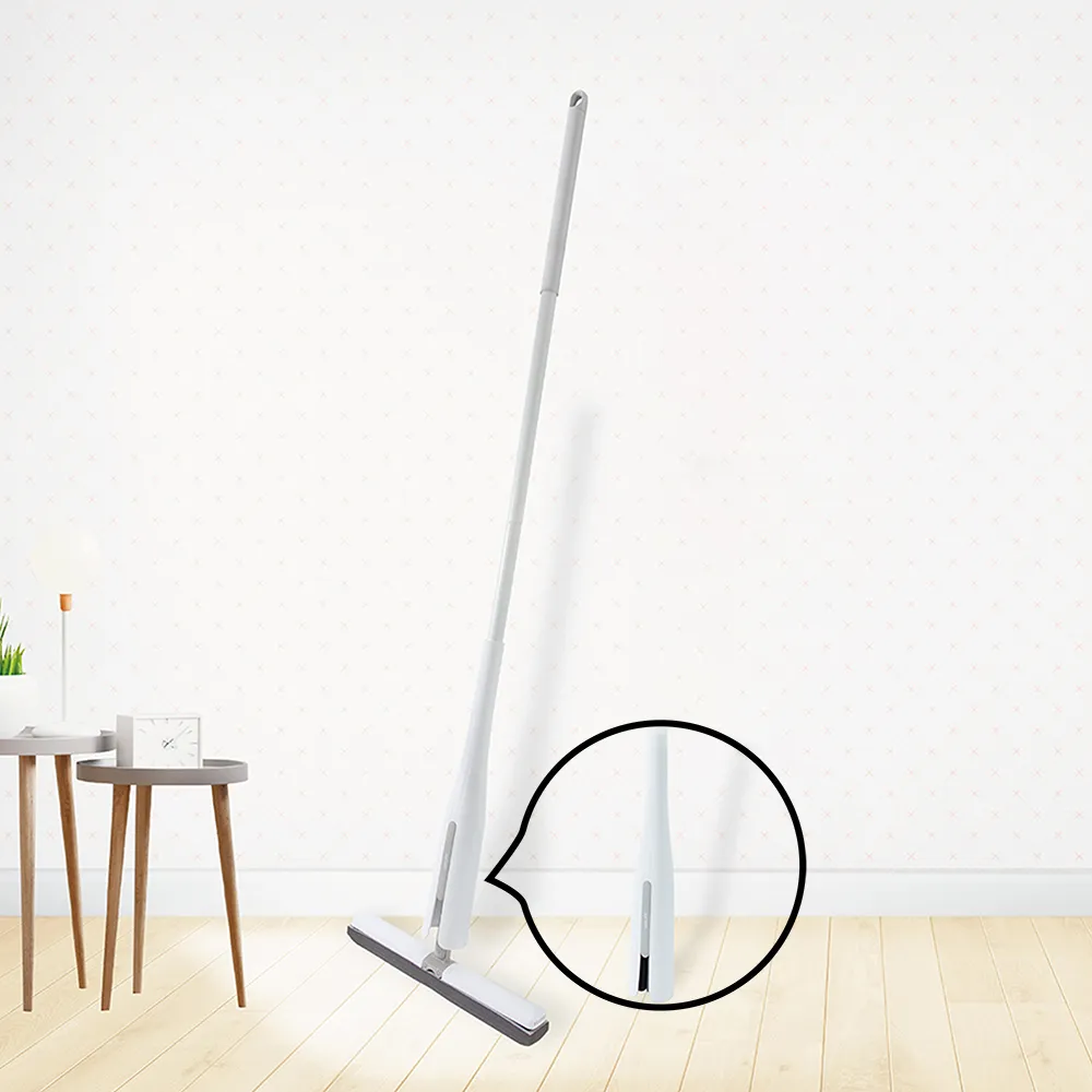 【不沾手膠棉拖把】乾濕兩用拖把 懶人拖把 免手洗懶人拖 可站立吸水拖把 180度旋轉拖把【AB615】 歷史價格詳細信息