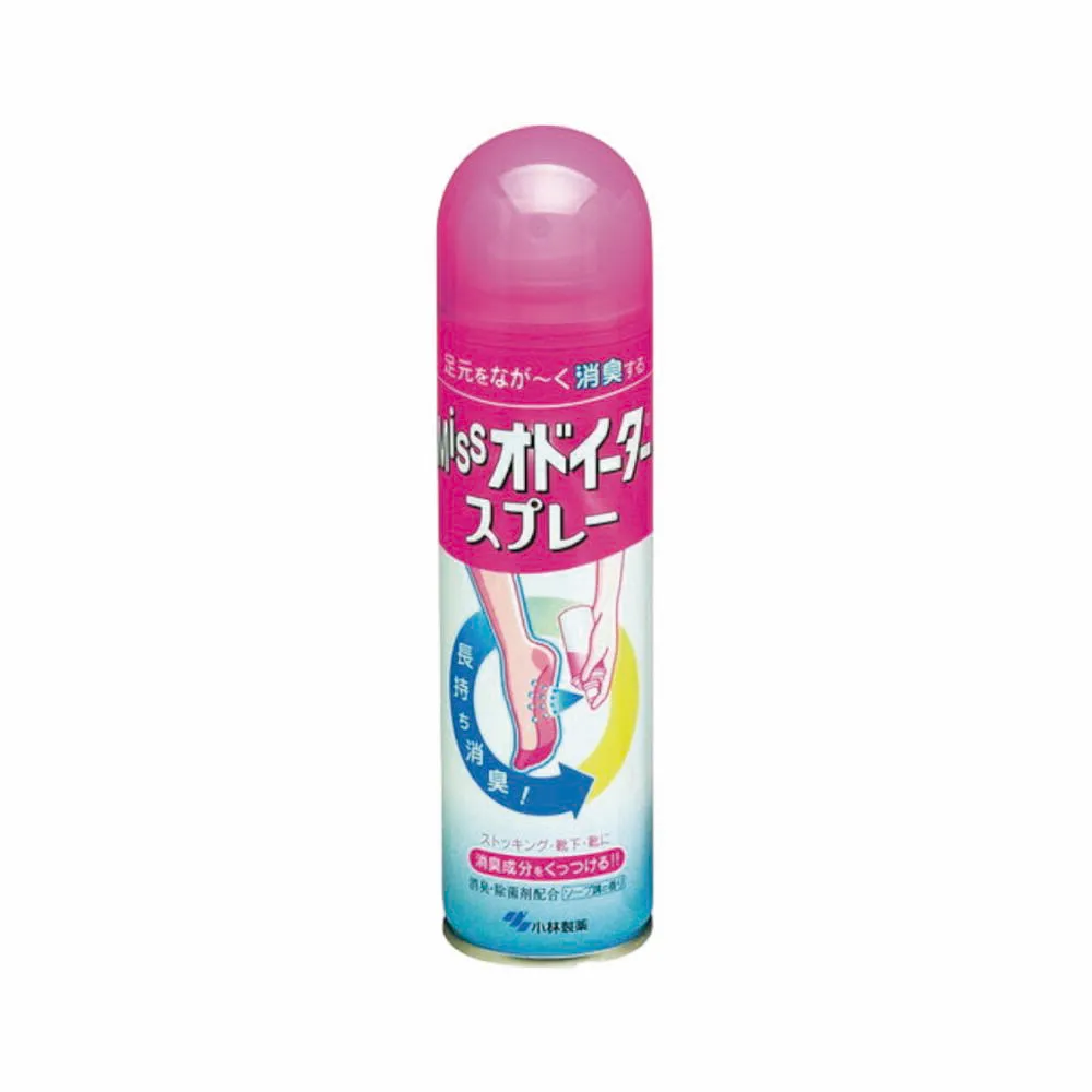 日本小林製藥-MISS鞋襪用足部舒爽瞬間除臭噴霧150ml/罐-皂香 歷史價格詳細信息