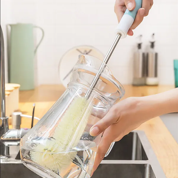 長柄洗杯刷2入組 杯刷 洗杯刷 奶瓶刷 清潔刷 長柄刷 杯子刷 洗碗刷 保溫杯刷 長柄杯刷 360°清潔 歷史價格詳細信息