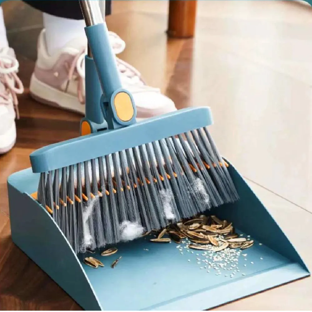 站立式掃把組  折疊掃把 刮毛畚箕 打掃【小麥購物】24H出貨 打掃 掃把 掃具 畚箕 折疊組合 清潔【G332】 歷史價格詳細信息