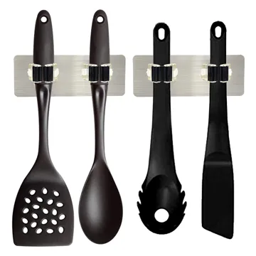 【幸福揚邑】無痕金屬拉絲雙夾工具夾環保多功能拖把掃把萬用收納-2入 價格比較,價格查詢,歷史價格詳細信息