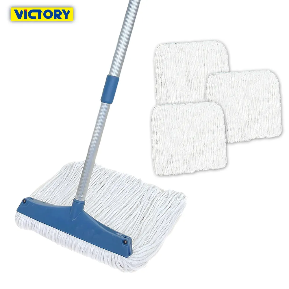 VICTORY-日式免沾手擰水極細纖維吸水除塵拖把替換布4入(棉紗) 歷史價格詳細信息