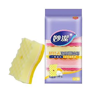妙潔 懸掛式海綿菜瓜布(5片菜瓜布+1吸盤)-境外版 歷史價格詳細信息