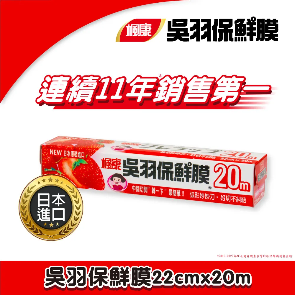 楓康吳羽保鮮膜22cmX20m(中)3入 歷史價格詳細信息