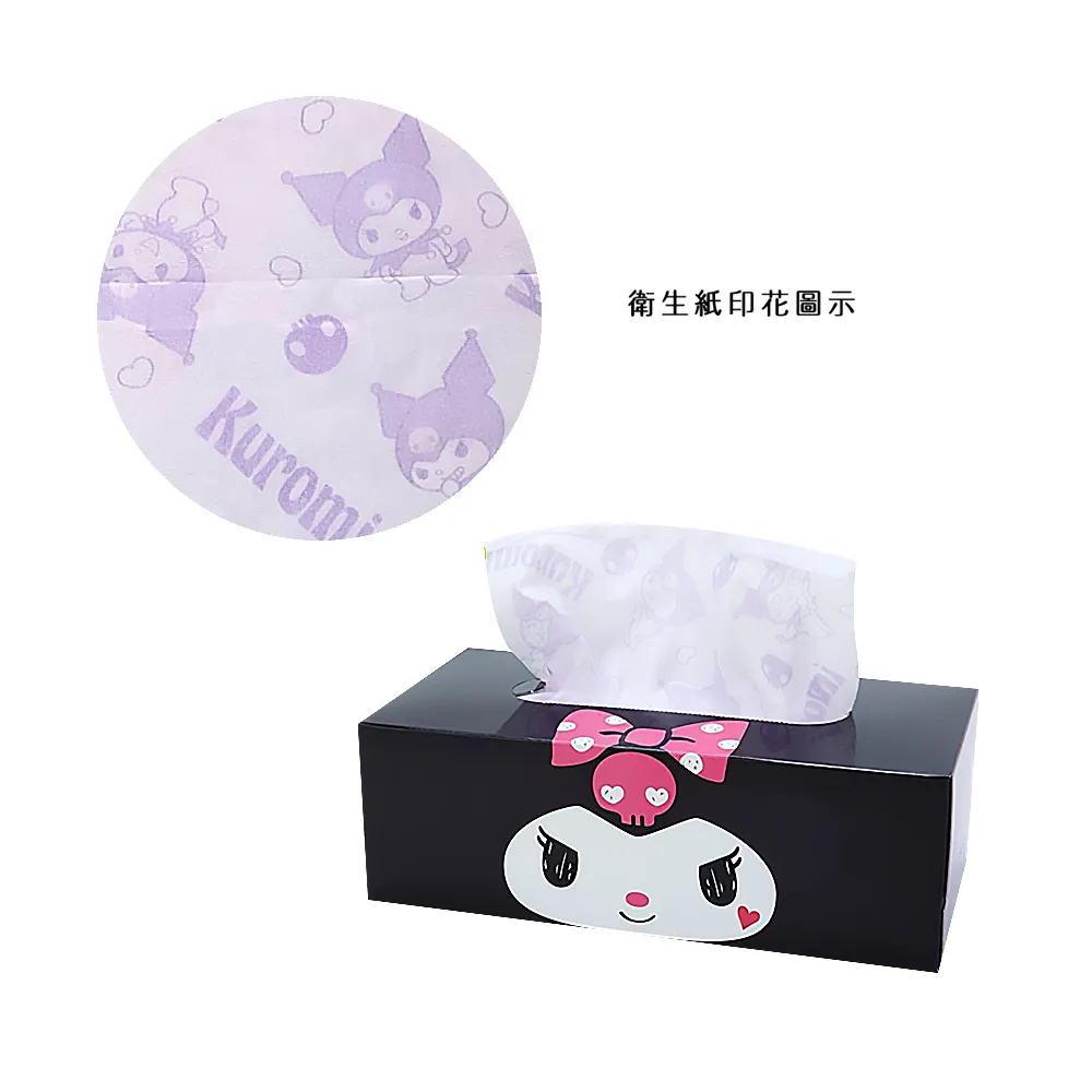 【日本Kuromi】可愛印花袖珍面紙8抽x6包(隨身包) 歷史價格詳細信息