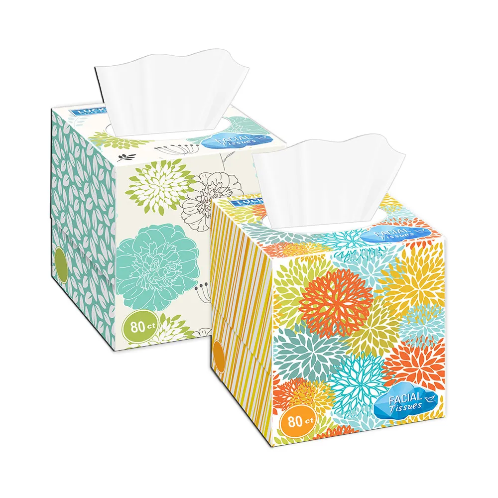 【Lucky Super Soft】超柔軟盒裝面紙100抽/盒(花色隨機出貨) 歷史價格詳細信息