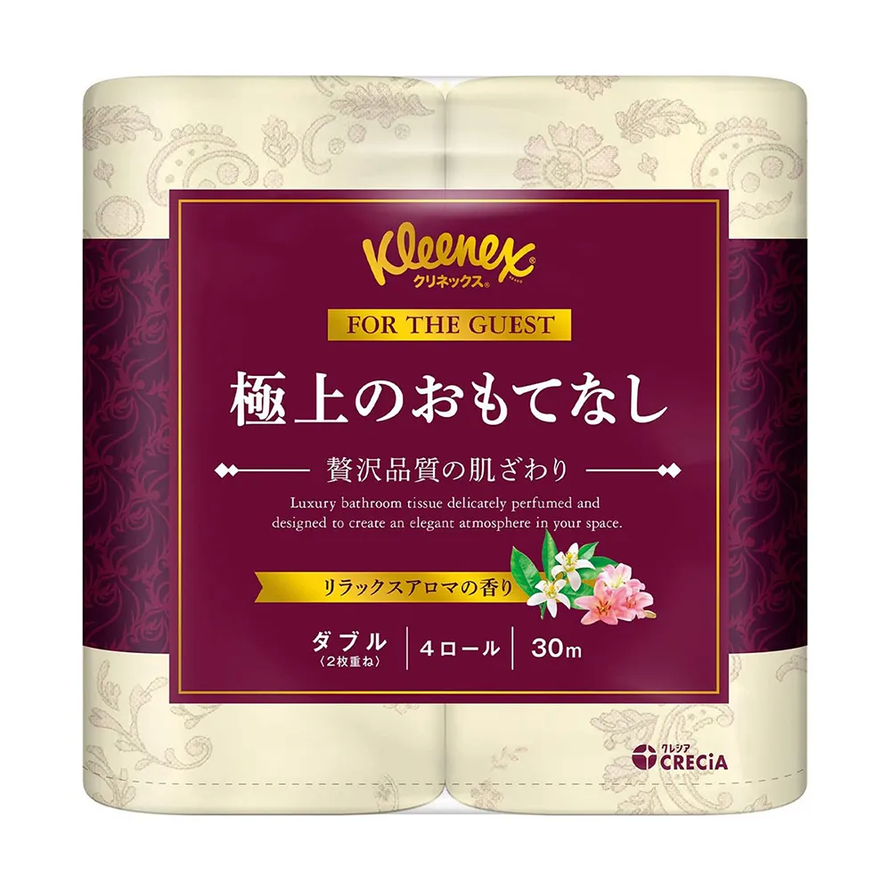 日本製紙 Crecia 雙層滾筒衛生紙-藍色/粉色/極柔軟(40m/4入) 歷史價格詳細信息