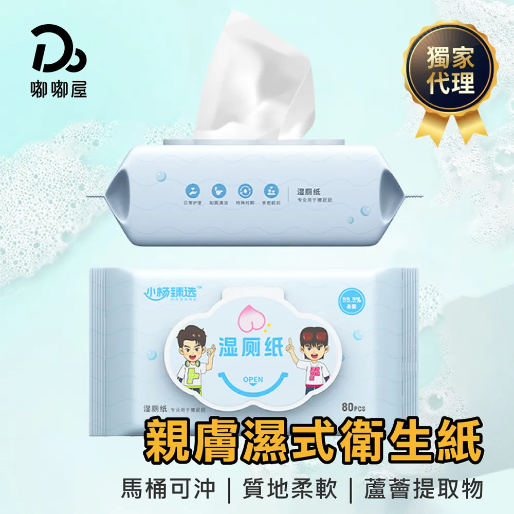 小楊臻選 蘆薈濕式衛生紙【80抽x4包】 歷史價格詳細信息