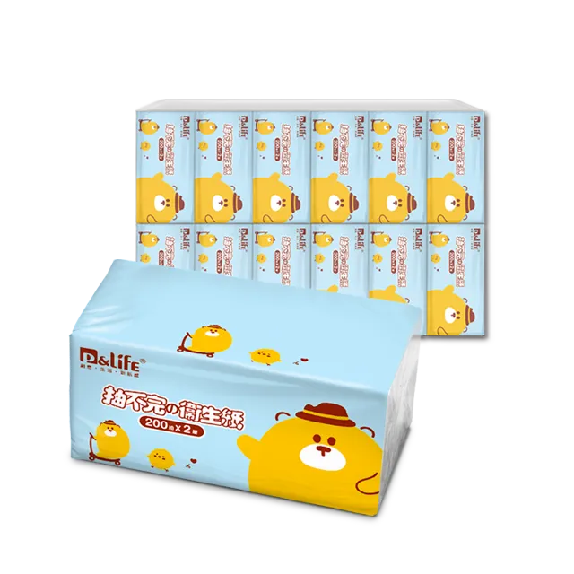 P&Life奈芙  熊來了抽取式生活用紙(100抽X10包X10串/箱) 歷史價格詳細信息