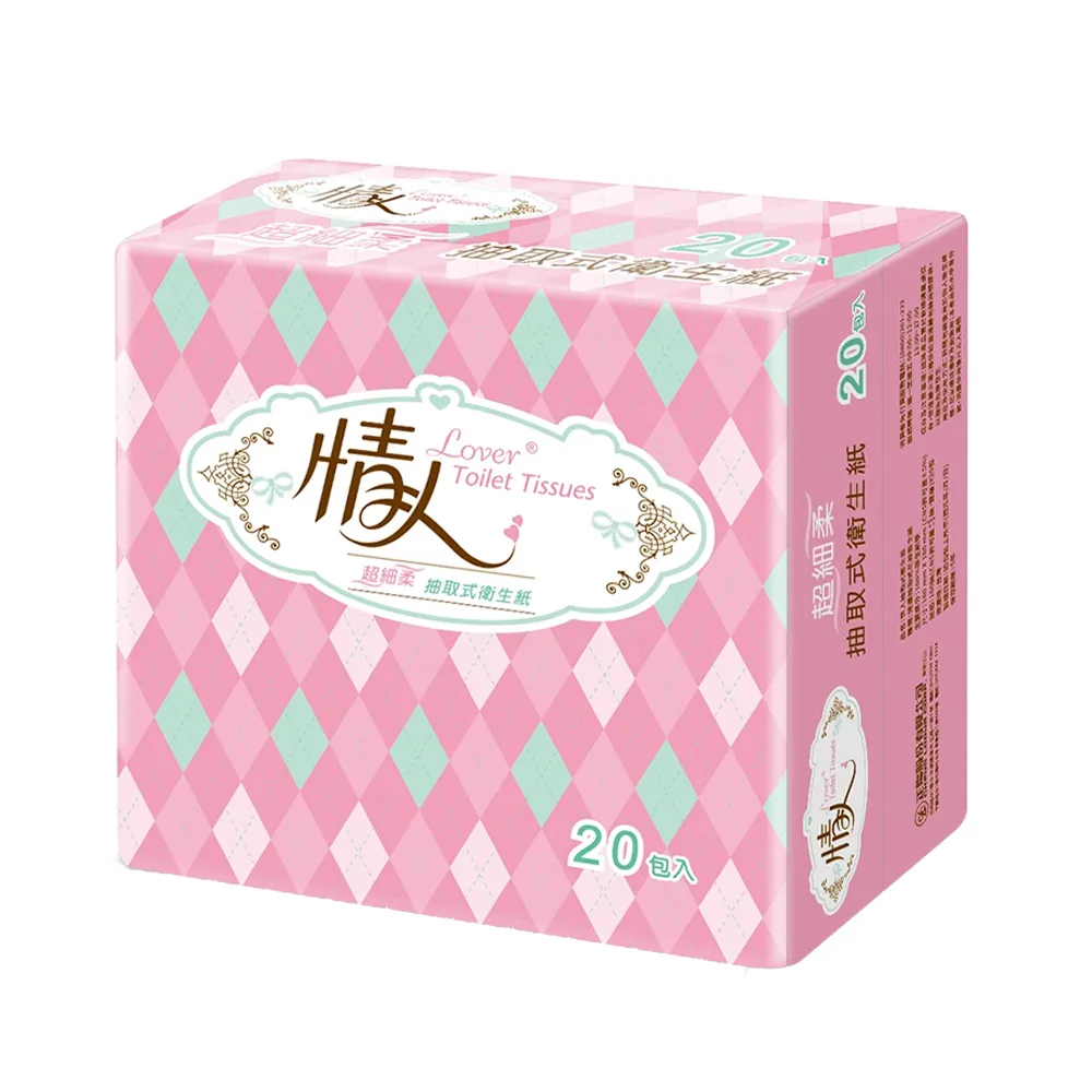 情人 抽取式衛生紙(100抽x20包x3串/箱) 歷史價格詳細信息