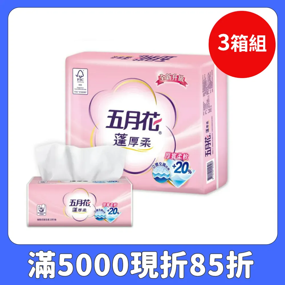 (3箱組)BOXMAN 超棉柔三層抽取式花紋衛生紙100抽24包x3串/箱 歷史價格詳細信息