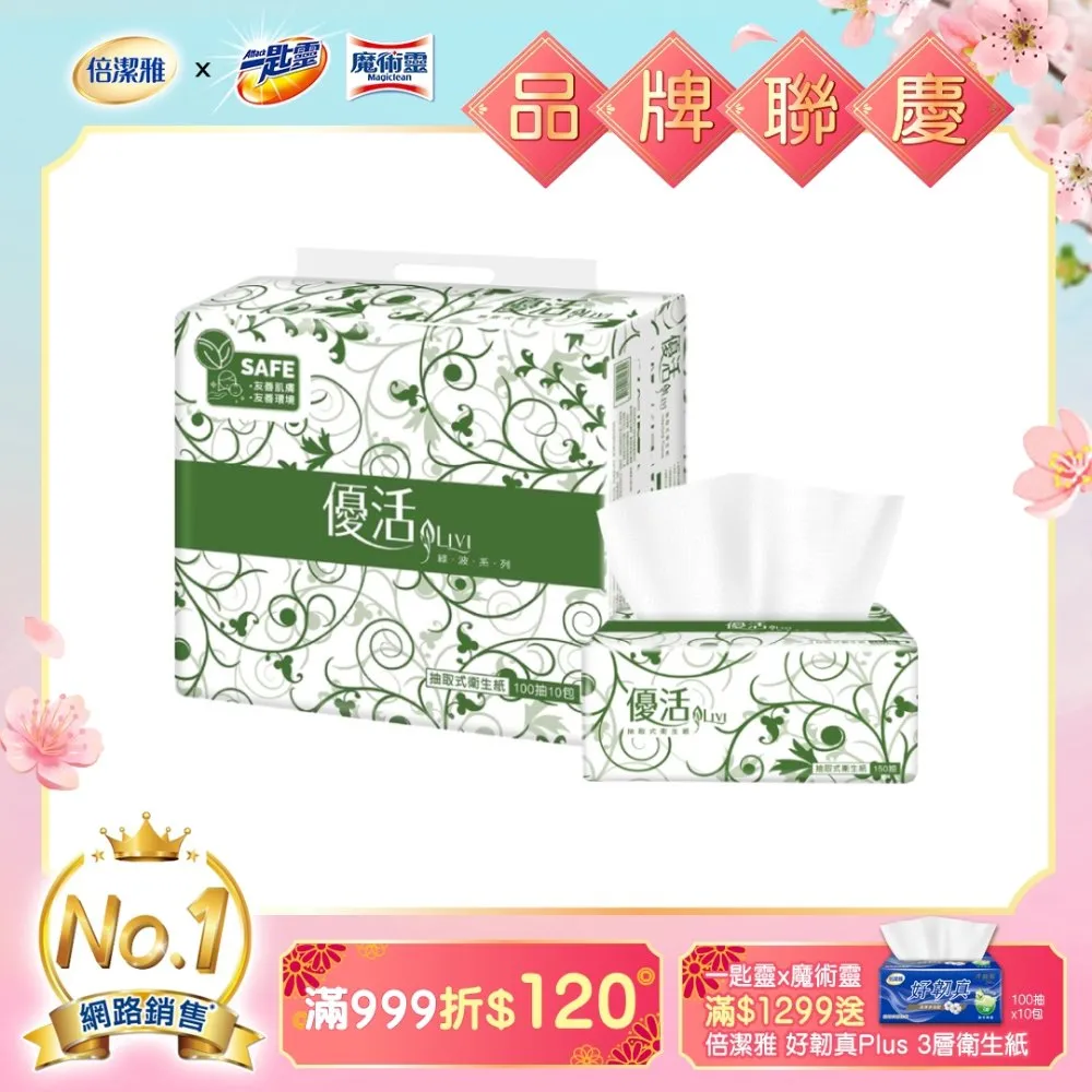 Livi優活抽取式衛生紙   120抽X12包X6串/箱 歷史價格詳細信息