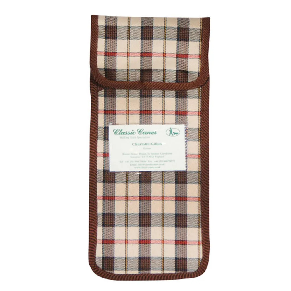 英國Classic Canes 可摺疊手杖收納袋。經典格子(4621AP) 歷史價格詳細信息