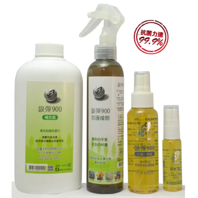 銀彈900抗菌噴劑全家福組合(650ml+250ml+100ml+25ml) 價格比較,價格查詢,歷史價格詳細信息