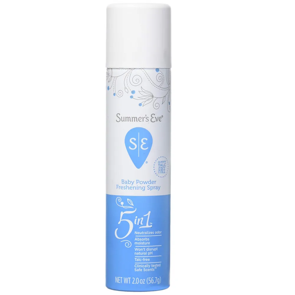 【美國Summers Eve】乾爽淨味生理期護理私密噴霧56.7g/罐(粉霧私處保養潤澤香氛爽身粉去除異味清潔) 歷史價格詳細信息