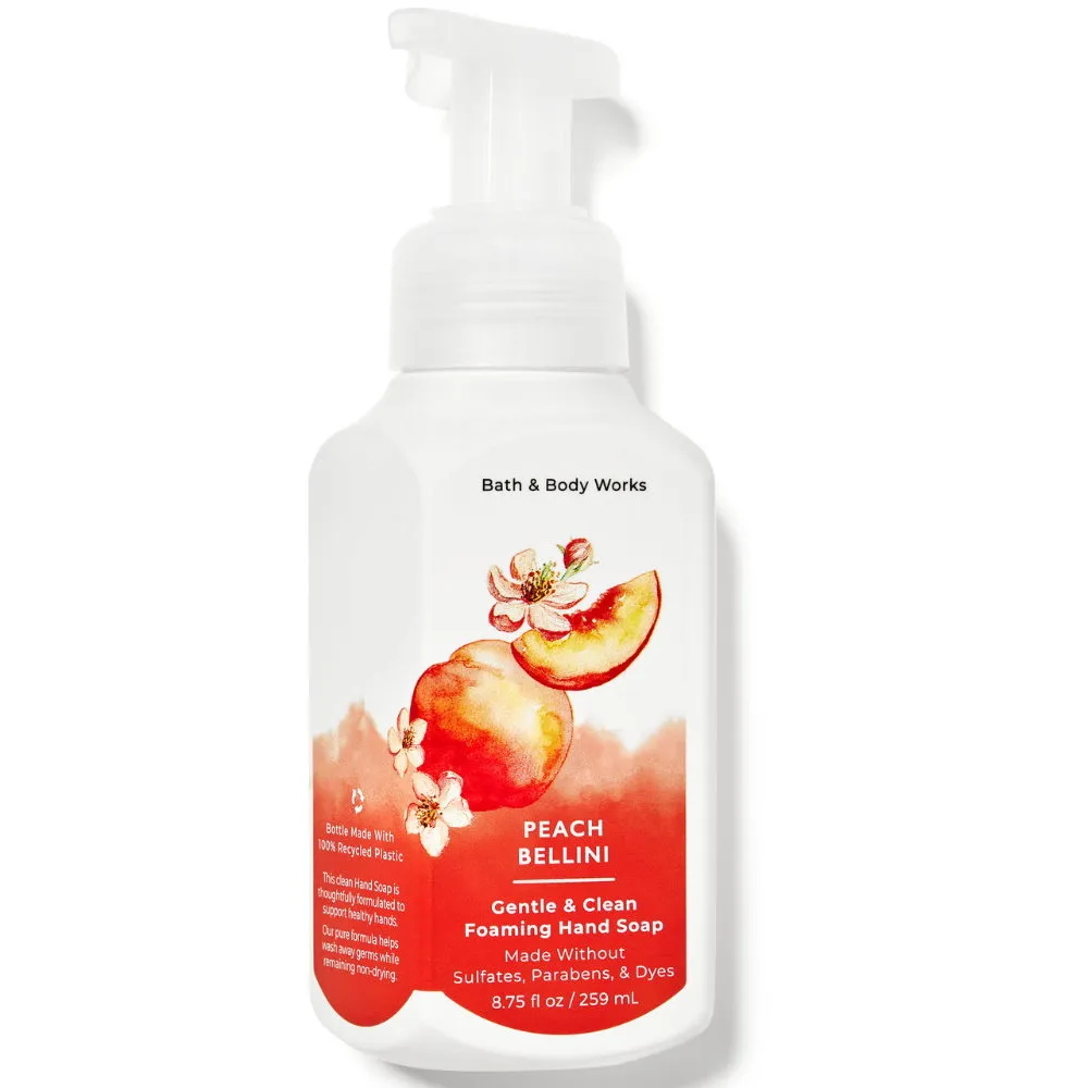 《Bath & Body Works BBW 》泡沫慕斯洗手液【水蜜桃貝里尼】 Peach Bellini 259ML 歷史價格詳細信息