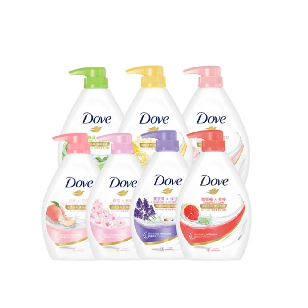 Dove多芬 滋養/gofresh系列柔膚沐浴乳補充包580gx12入(多款任選) 歷史價格詳細信息