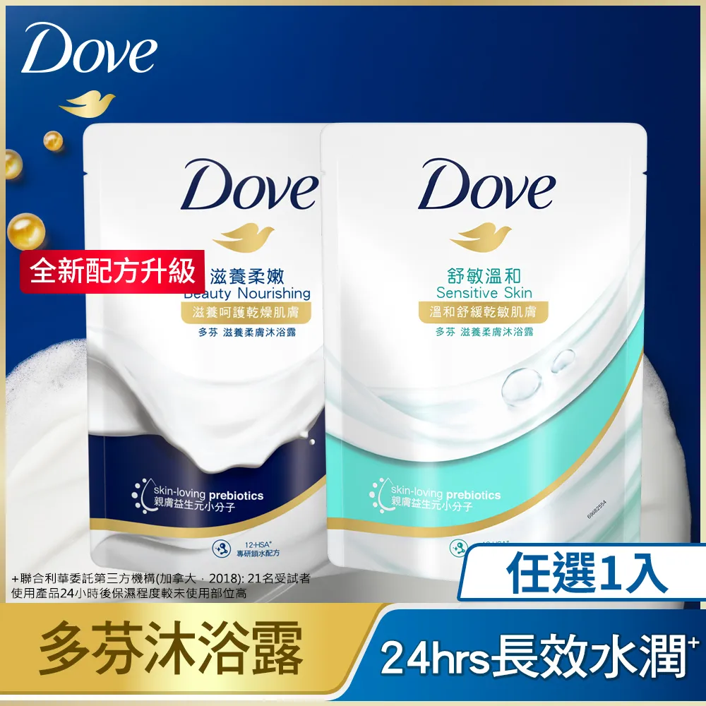 Dove 多芬滋養柔膚沐浴乳補充包-滋養柔嫩(650ml/包)[大買家] 歷史價格詳細信息
