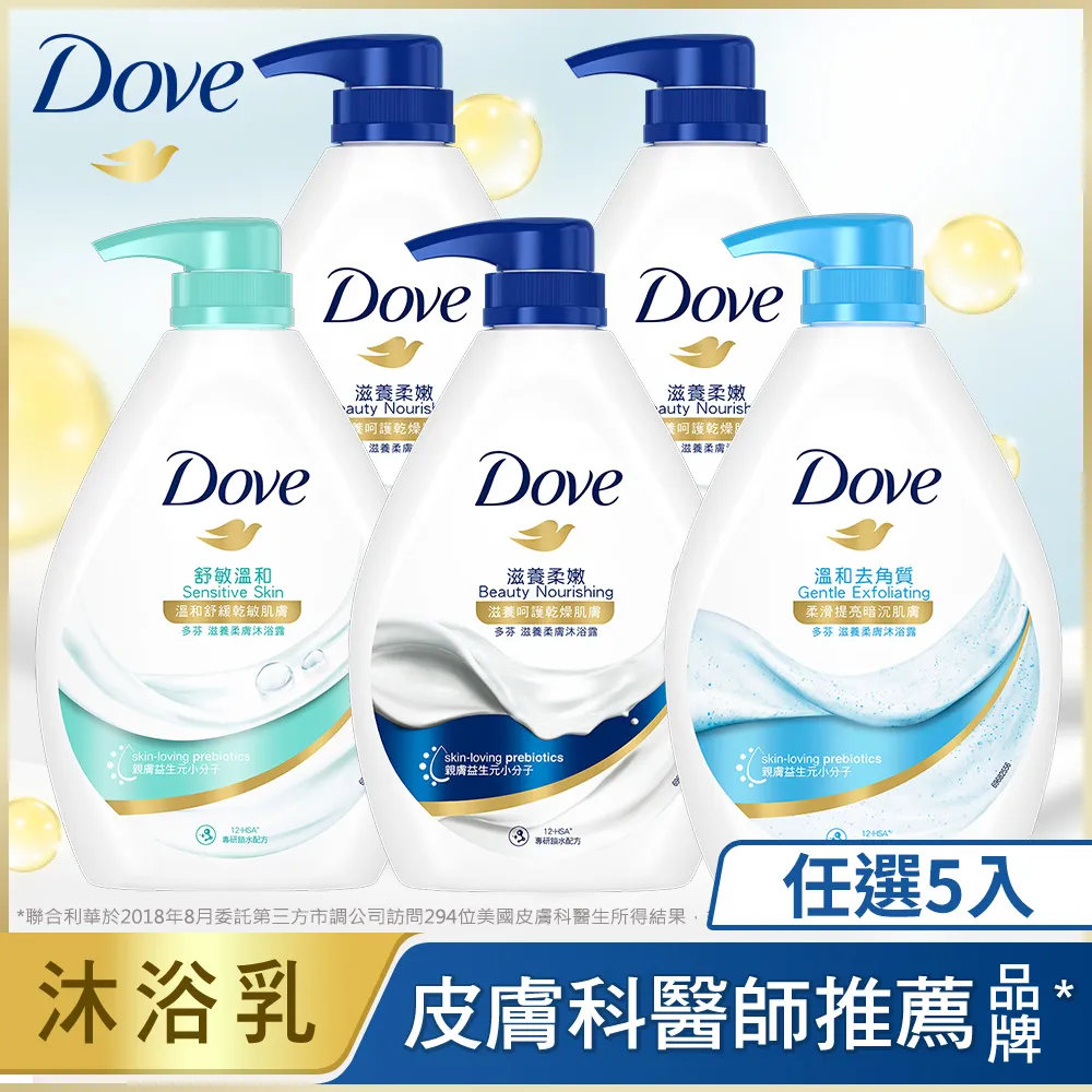 多芬滋養柔膚沐浴乳 舒敏溫和配方 1000ml 歷史價格詳細信息