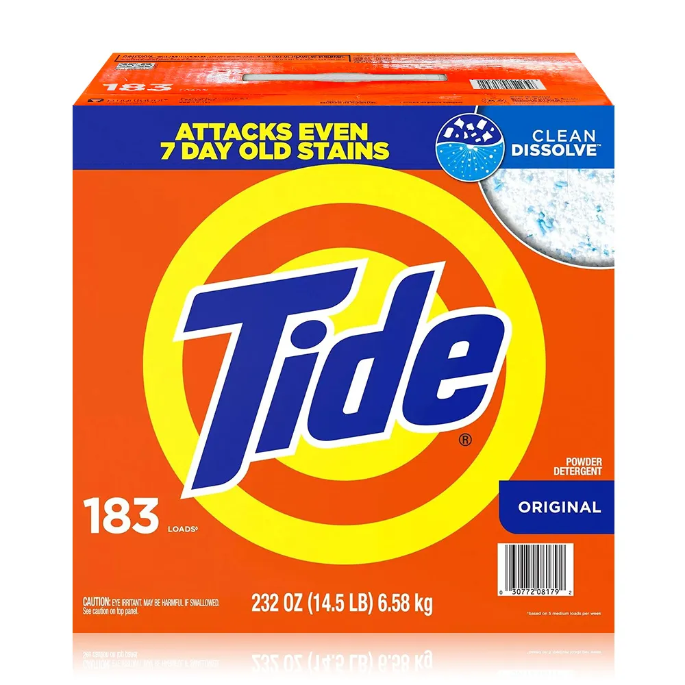 Tide濃縮OXI亮白護色洗衣粉250oz/7.1kg 歷史價格詳細信息