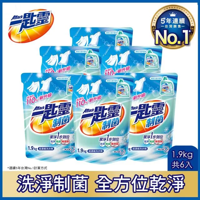 一匙靈 超濃縮洗衣粉 1.9Kg X6 歷史價格詳細信息