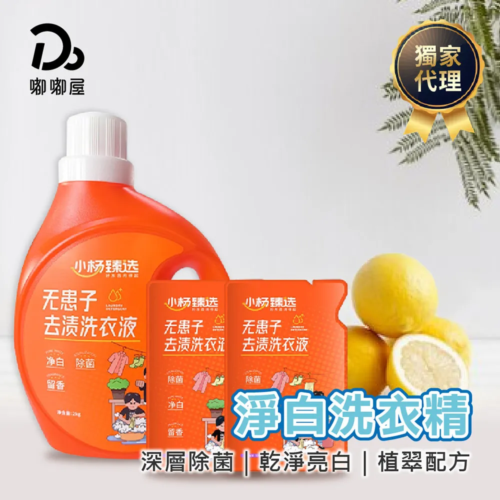 小楊臻選 無患子植粹淨白洗衣精【罐裝2kgx2罐+補充包500gx4包】 歷史價格詳細信息