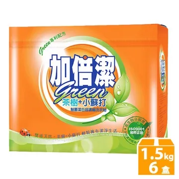 加倍潔 茶樹+小蘇打制菌潔白超濃縮洗衣粉1.5kg 歷史價格詳細信息