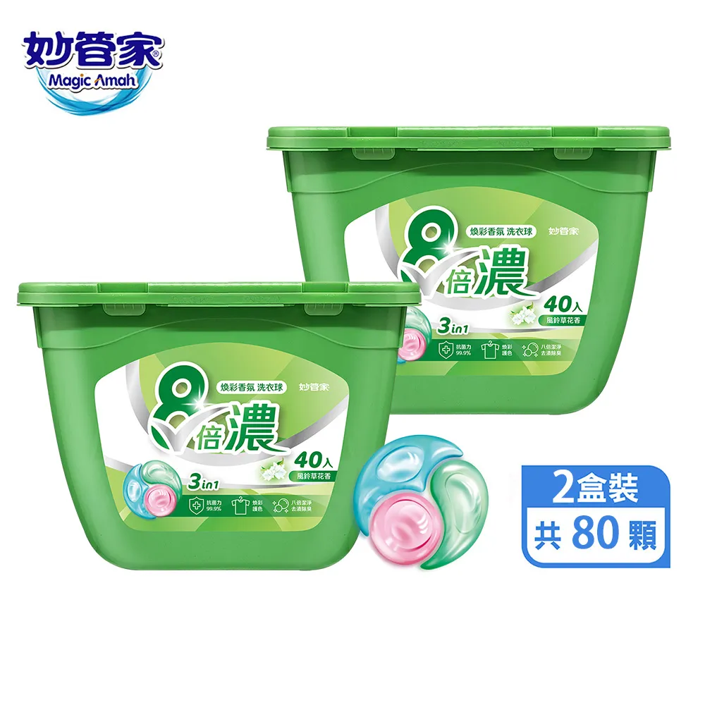 妙管家-8倍濃洗衣球-純淨清香(35顆x5袋 共175顆) 歷史價格詳細信息