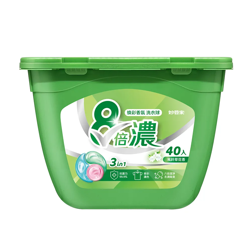 妙管家-8倍濃洗衣球-純淨清香(35顆x5袋 共175顆) 歷史價格詳細信息