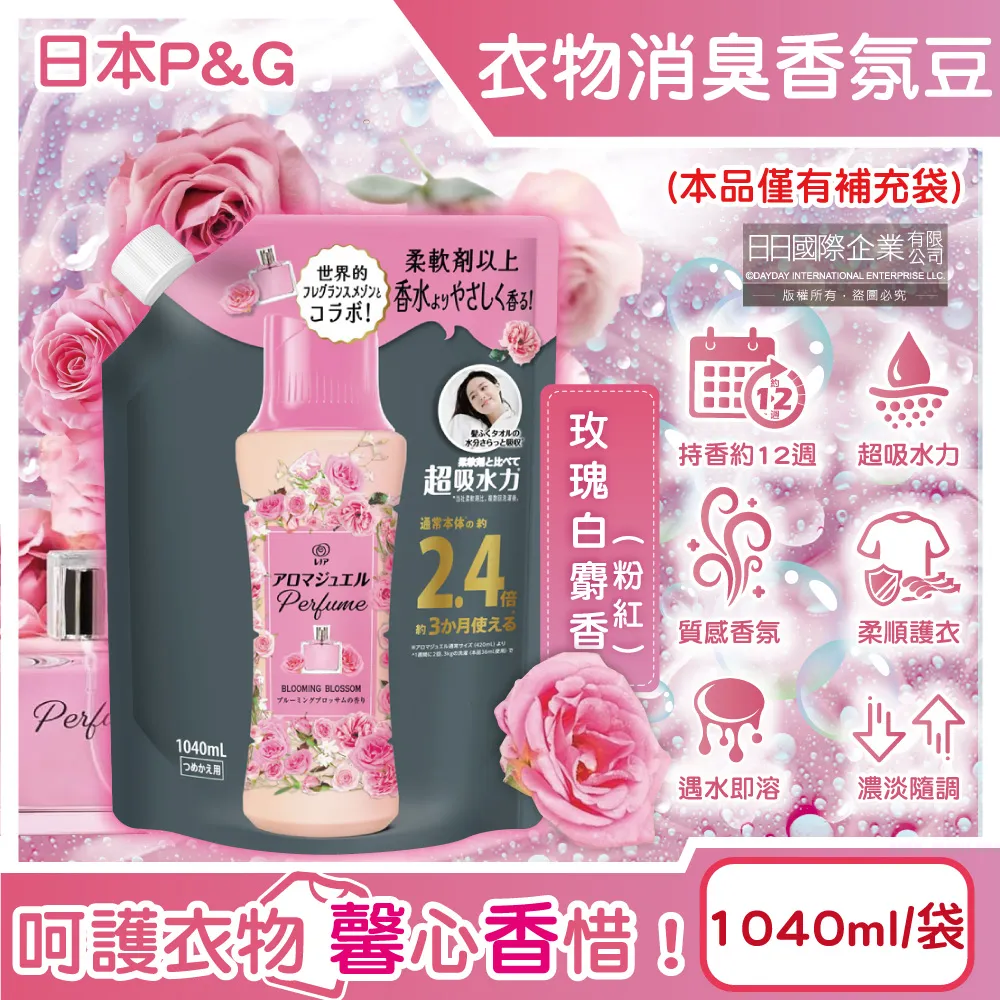 日本P&G-Lenor芳香寶石超吸水力香香豆補充包(3款可選)1040ml/袋 歷史價格詳細信息