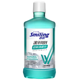 百齡Smiling 護牙周到漱口水超級護齦W-沁涼薄荷 750ml 歷史價格詳細信息