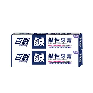 百齡 Smiling 鹹性牙膏 天然鹽粒牙膏 200g 180g 170g  現貨 蝦皮直送 歷史價格詳細信息