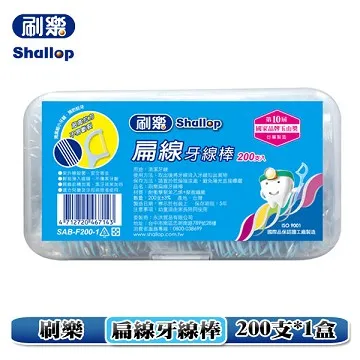 刷樂 扁線牙線棒 1Box盒(400支)【家樂福】 歷史價格詳細信息