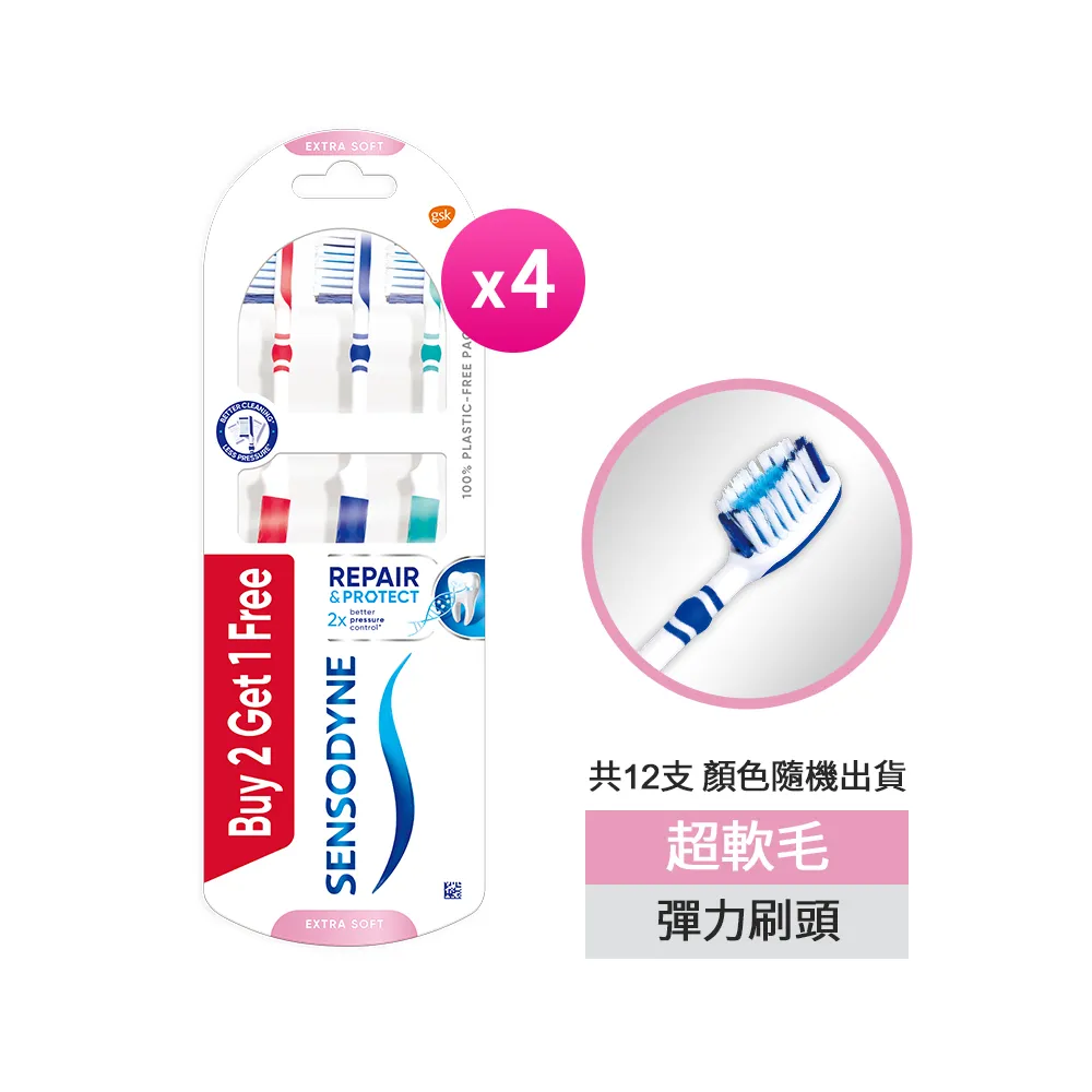 舒酸定 專業修復-超軟毛牙刷1入 (顏色隨機) 歷史價格詳細信息