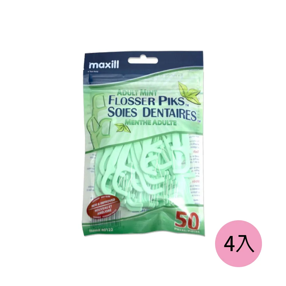 【加拿大美適】超細滑高拉力扁線牙線棒(薄荷)-4入 歷史價格詳細信息