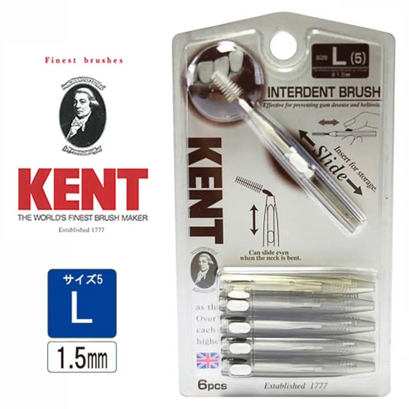 KENT抗菌齒間刷6入-可彎曲SSS 歷史價格詳細信息