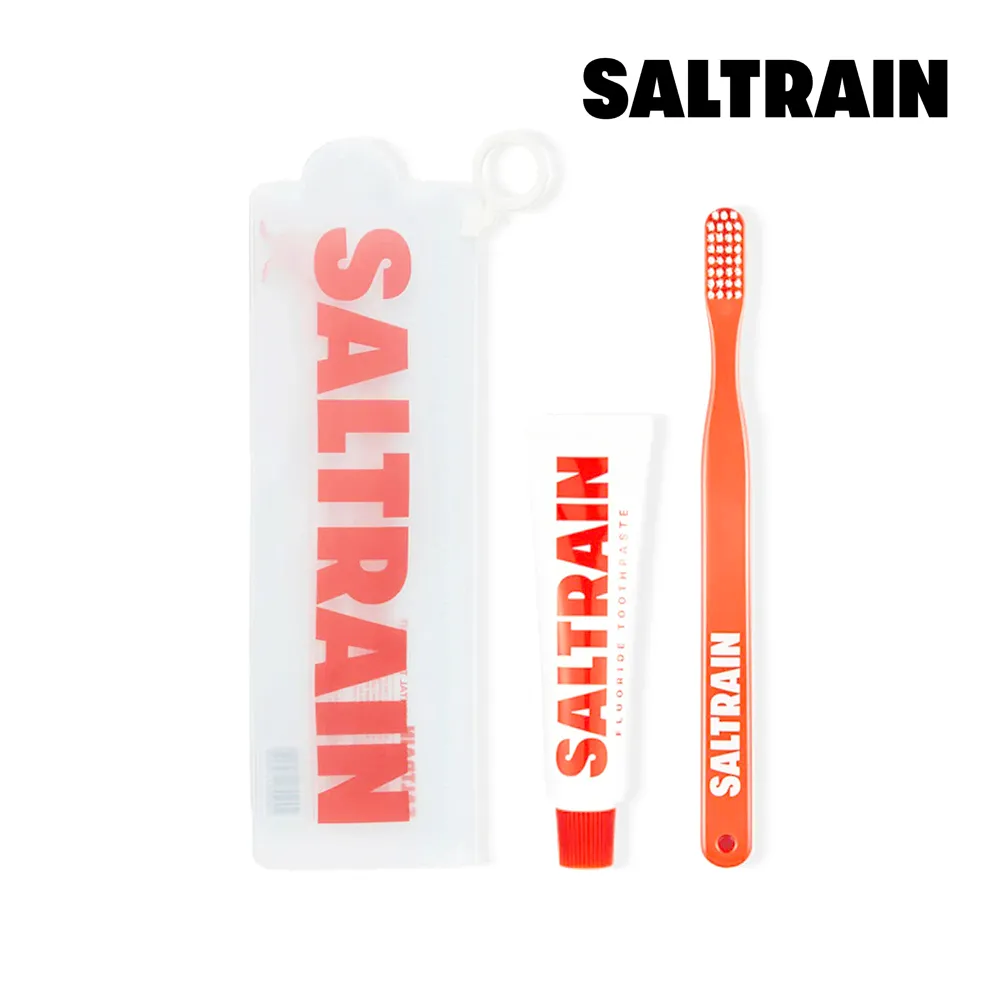 【SALTRAIN】經典薄荷灰鹽牙膏-藍 180g 歷史價格詳細信息