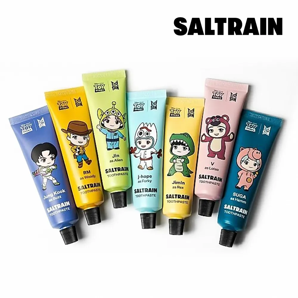 【SALTRAIN】經典薄荷灰鹽牙膏-藍 180g 歷史價格詳細信息