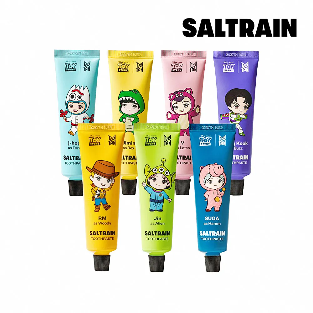 【SALTRAIN】經典薄荷灰鹽牙膏-藍 180g 歷史價格詳細信息