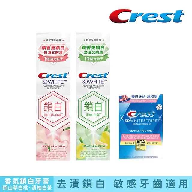 Crest香氛鎖白牙膏-岡山夢白桃120g克x 1PC支 【家樂福】 歷史價格詳細信息